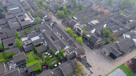 4k  航拍南京老门东历史古迹古建筑景观视频素材模板下载