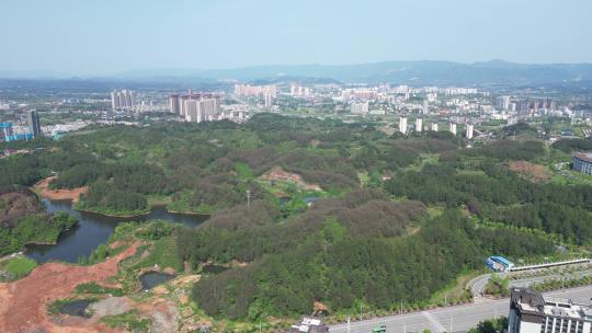 房地产城市建设规划高楼建筑航拍