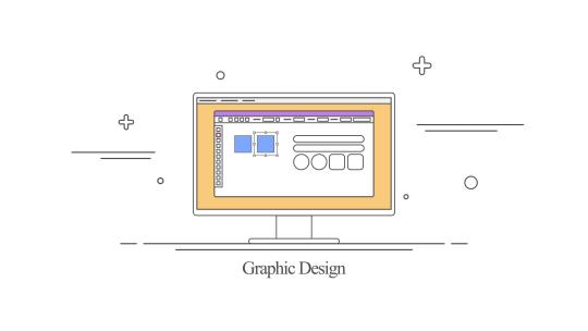 平面展示设计工作创意电脑
