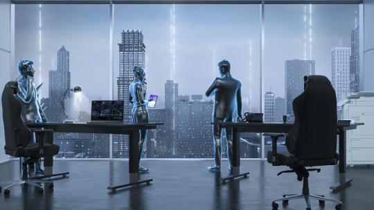 AI科技数字移动城市智能办公片头