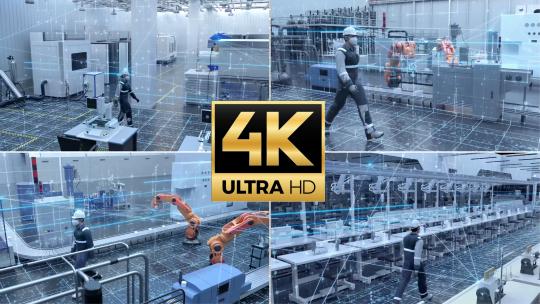 AE 科技设备 工业园区 自动化生产高清AE视频素材下载