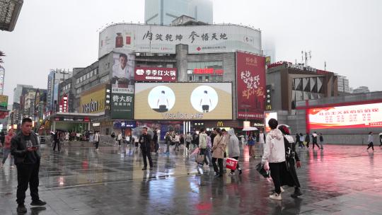 长沙黄兴步行街街景