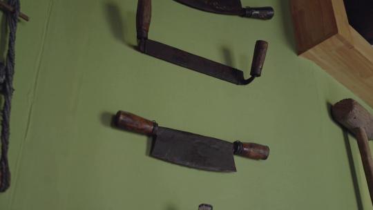 古代木工木雕工具展示