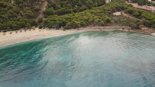 夏日，土耳其Oludeniz Mugla地区的Kidrak海滩