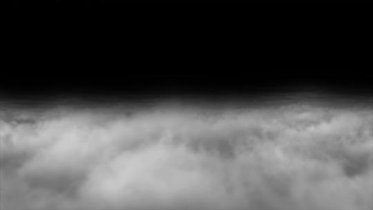 流动的白云动画-alpha通道