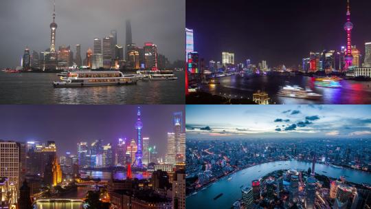 【合集】上海市航拍镜头视频素材模板下载
