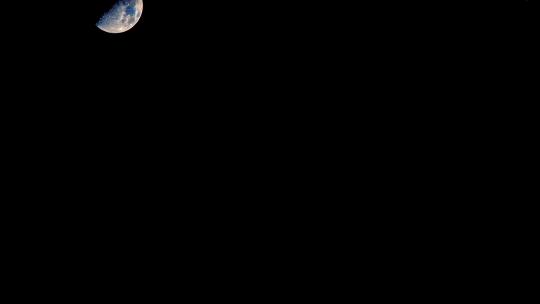 月球延时摄影