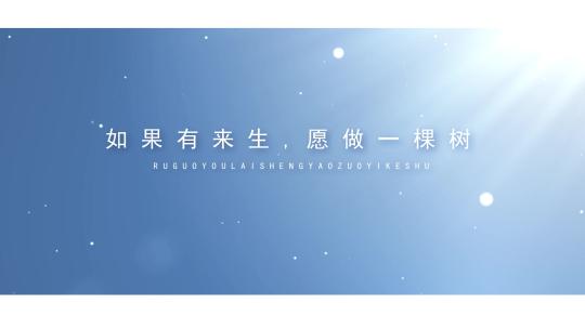 温馨唯美微电影字幕