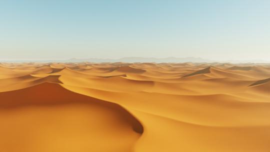 4k沙漠沙丘景观