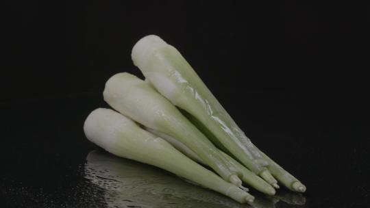 茭白 菰 水生蔬菜LOG视频素材