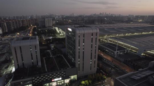 航拍杭州顾家大厦 Dlog未调色