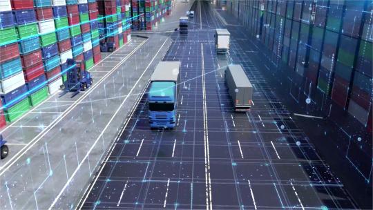 AE 物流运输流程 数字化港口 集装箱