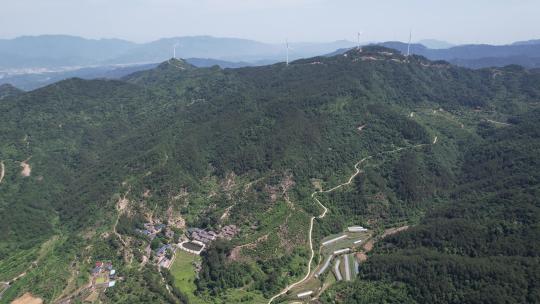 大山高山航拍大山深处