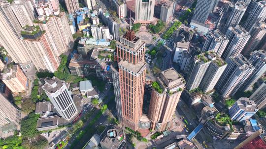 重庆南坪城市商务写字楼航拍