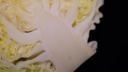 嘎达才圆白菜包菜蔬菜视频素材模板下载