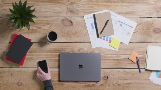 第一视角商务白领办公