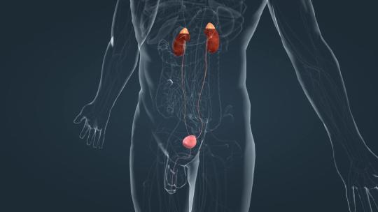 人体奥秘泌尿系统肾脏膀胱排尿三维动画
