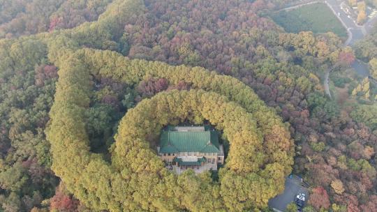 南京钟山5A景区航拍