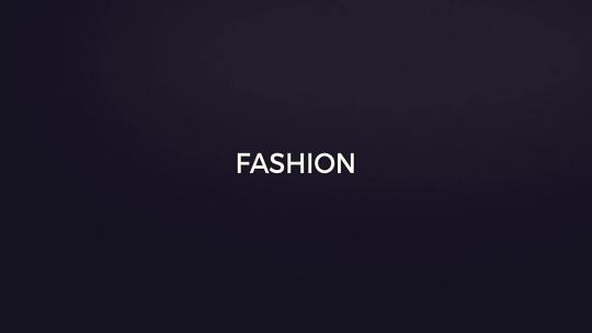 时尚新潮标题字幕条图像过渡片场AE模板