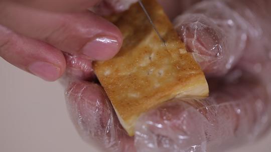 制作豆腐盒子豆腐酿肉视频素材模板下载