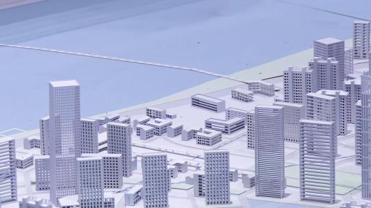 0028 城市模型实拍 城市示意图
