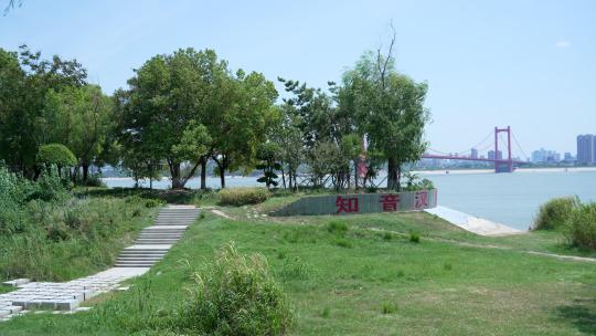 武汉汉阳江滩公园风景