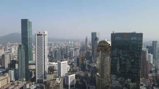 航拍南京城市宣传片地标建筑