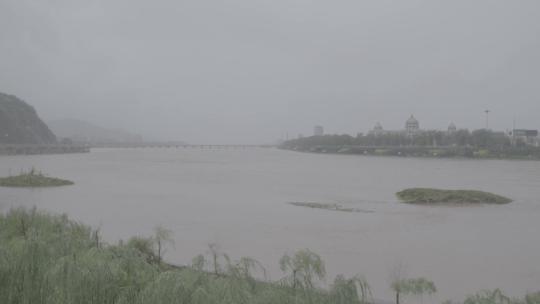 暴雨洪水LOG视频素材