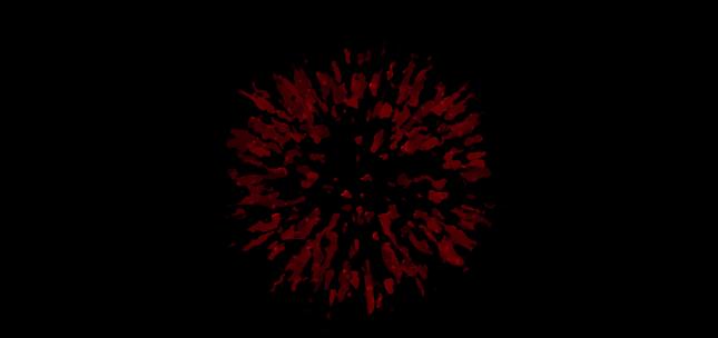 血液飞溅特效4KAE工程