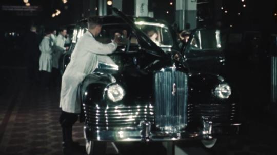 40年代汽车工业历史影像资料视频素材模板下载
