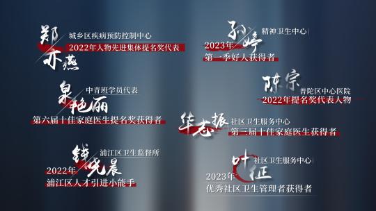 大气红色人名条ae模板