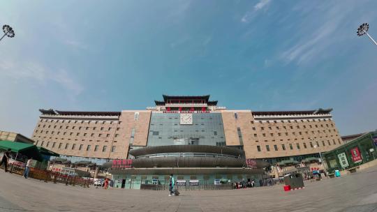 北京西客站延时视频素材模板下载