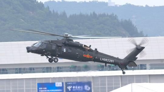 4K超稳：中国航展陆军航空兵直-20直升机