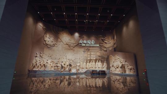 北朝考古博物馆小兵马俑视频素材模板下载