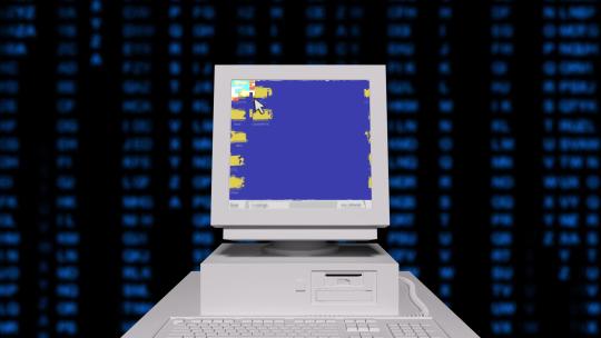 老式电脑计算机 老式