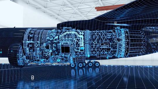 科技飞机发动机