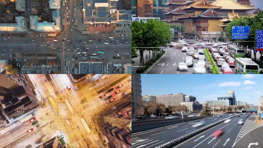【合集】城市交通车流视频素材模板下载