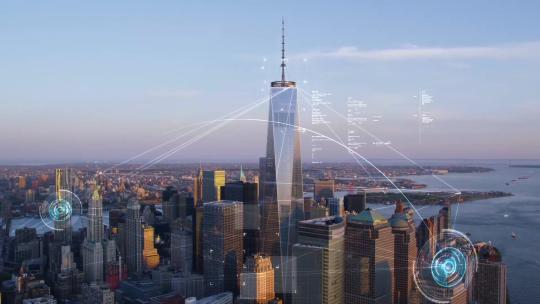 5G互联网数字科技城市AE模板2