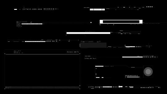 11款白色科技框数字科技元素合成高清AE视频素材下载