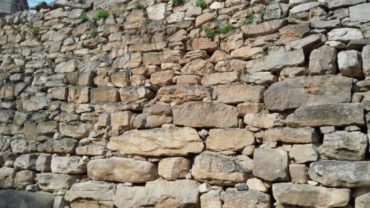 古村落  石头墙