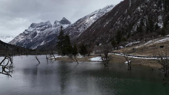 四姑娘山双桥沟景区航拍