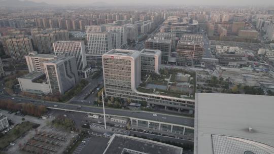 航拍杭州顾家大厦 Dlog未调色