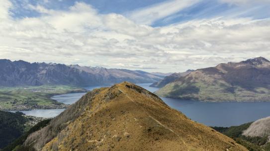 ben lomond 1本洛蒙步道 航拍延迟拍摄高清在线视频素材下载