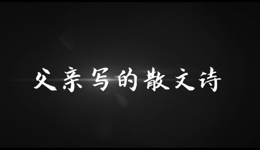 《父亲写的散文》 - 许飞 MV歌词