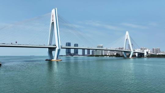 海口世纪大桥航拍视频素材模板下载