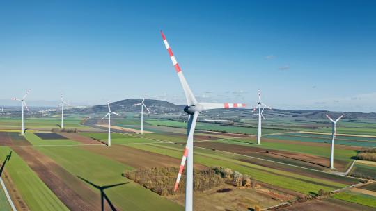 风力发电航拍新能源