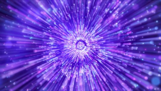 蓝色梦幻光线粒子唯美婚礼演出舞台背景视频