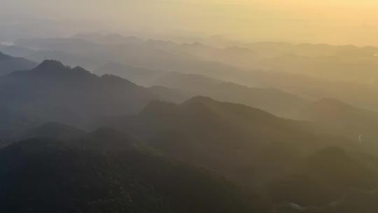 重庆云龟山樱花航拍