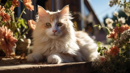 4K宠物小猫哺乳动物猫咪家猫睡觉橘猫喵星人