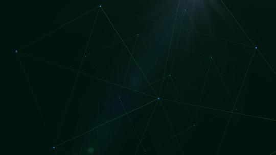 深蓝科技空间背景 点线粒子背景